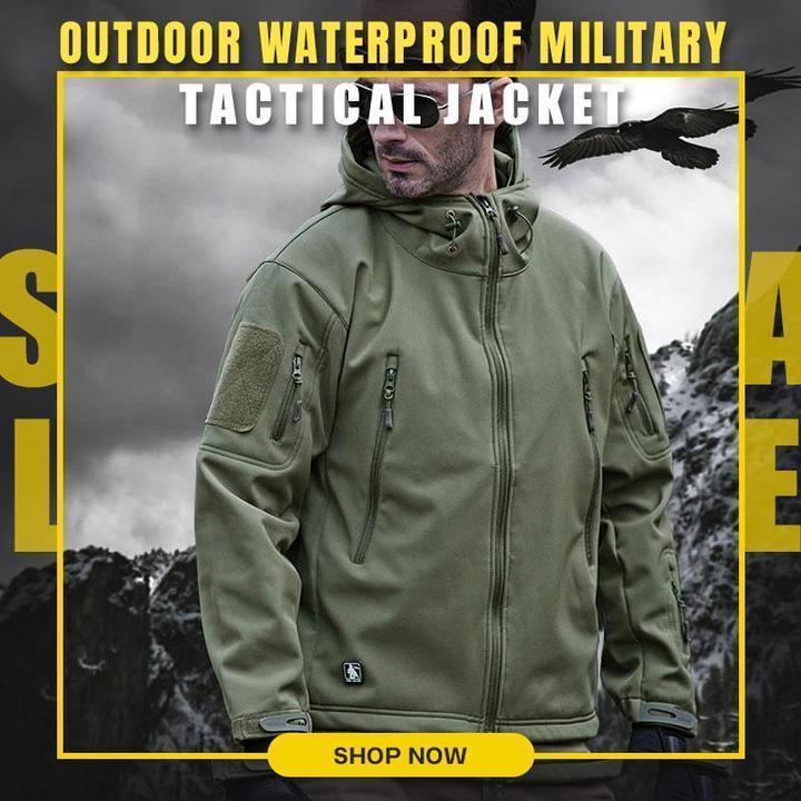 【Pre-sale new autumn and winter models】Outdoor Waterproof Military Tactical Jacket