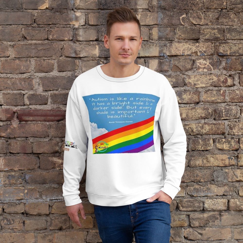 Unisex Sweatshirt Autism Is Like A Rainbow
