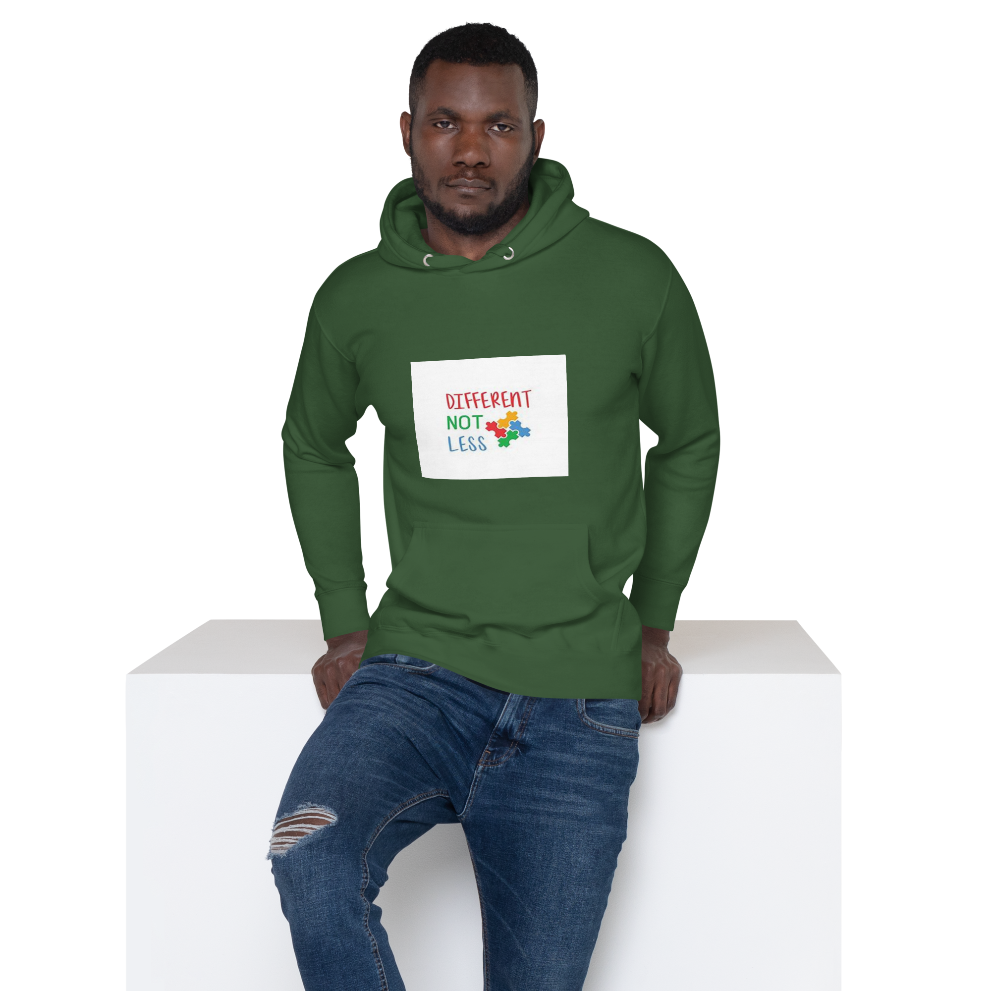 Unisex Hoodie Different Not Less
