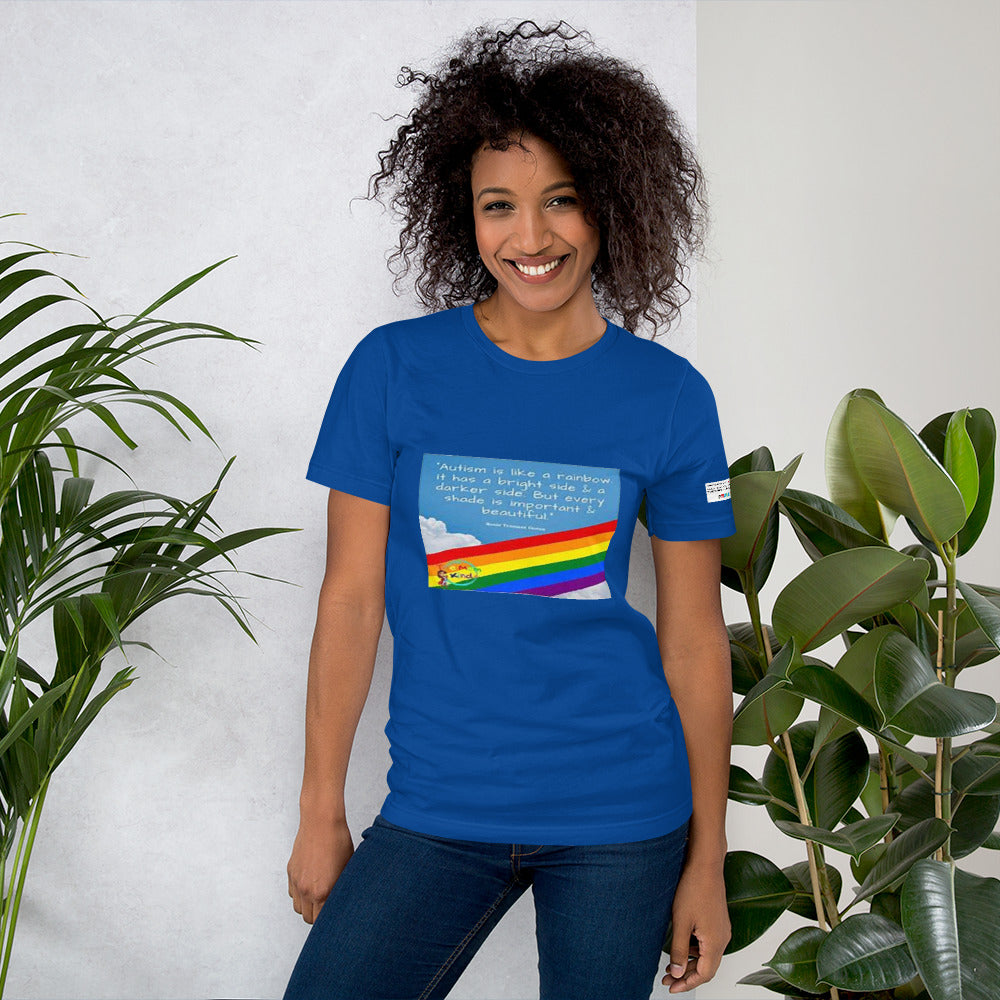 Short-Sleeve Unisex T-Shirt AUTISM Is Like A Rainbow