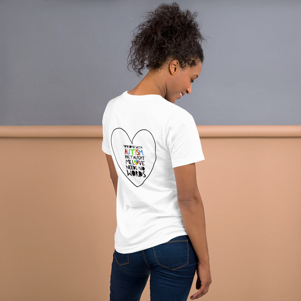 Short-Sleeve Unisex T-Shirt Love Needs No Words